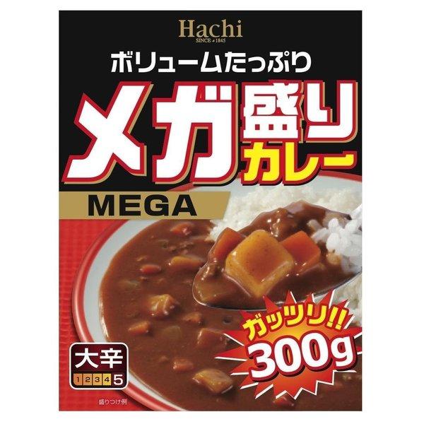  ハチ食品 メガ盛り カレー 大辛 300g ×20個セット (4902688242375)