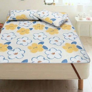 LAMINA冬夏兩用四季乳膠墊雙人附枕套-印花