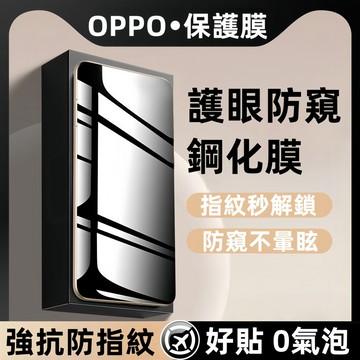 指紋秒解鎖 防窺保護膜 適用OPPO Reno 15 14 13 12 11 10 Pro 8z A78 A79 A98