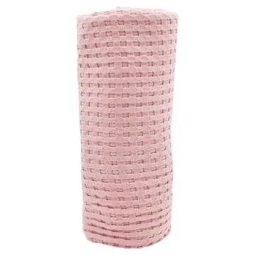 lulujo 透氣華夫格嬰兒毯 100%棉  100 x 80cm  柔嫩粉