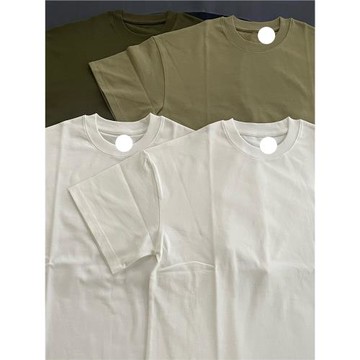 【重磅面料】86精工制造MDNS25SS橙標純色寬松圓領短袖T恤日系