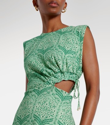 Agua by Agua Bendita Otoño printed cotton-blend maxi dress