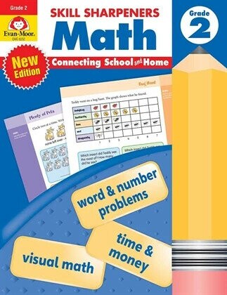 Skill Sharpeners: Math,Grade 2 (1版) Evan Moor  Evan Moor