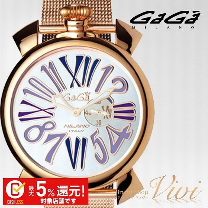 ガガミラノ 時計 腕時計 メンズ レディース Gaga Milano 5081 3 スリム46mm ユニセックス ゴールド Tu9054 通販 Lineポイント最大0 5 Get Lineショッピング