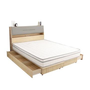 本木-伊姆 房間三件組-單大3.5尺 床墊+掀枕床頭+三抽床底單大3.5尺