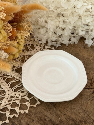 40162 -迷人法國LONGCHAMP茶碟Octagonal saucer