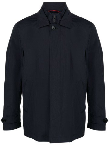 Fay - Morning layered coat - men - Polyamide - XXXL - Blue