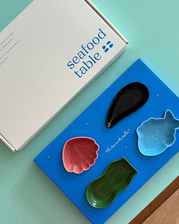 Pola at home / 海鮮餐桌迷你盤 套組 (禮盒包裝)