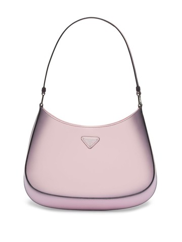 Prada - Cleo brushed leather shoulder bag - women - Calf Leather - OS - Pink