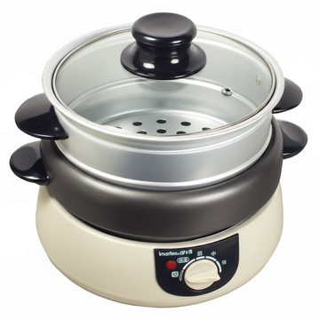 Imarflex 伊瑪 多功能料理鍋 1.3L 蒸煮功能  IEC-0508