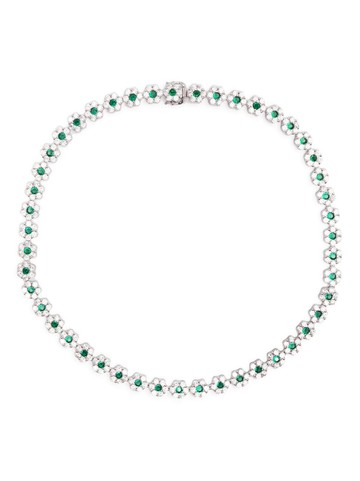 Hatton Labs - Daisy Tennis Chain sterling-silver necklace - men - Sterling Silver/Zirconium - S