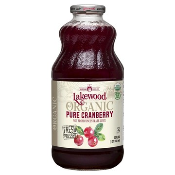 Lakewood 有機純蔓越莓果汁 32oz  946ml  1瓶