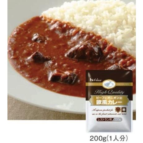 ハウス ビーフと オニオンの 欧風 カレー 辛口 200g レトルトカレー 欧風カレー 玉ねぎ 赤ワイン