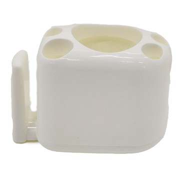 KM 854 牙刷口腔護理收納架 可拆洗設計  白色  1個