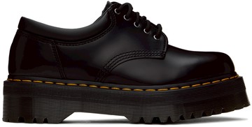 Dr. Martens 黑色 8053 Leather Platform 德比鞋