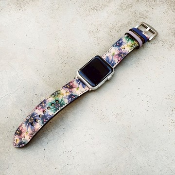 Watch Band Leather, HandStitched Handmade, Series 3 Series 2