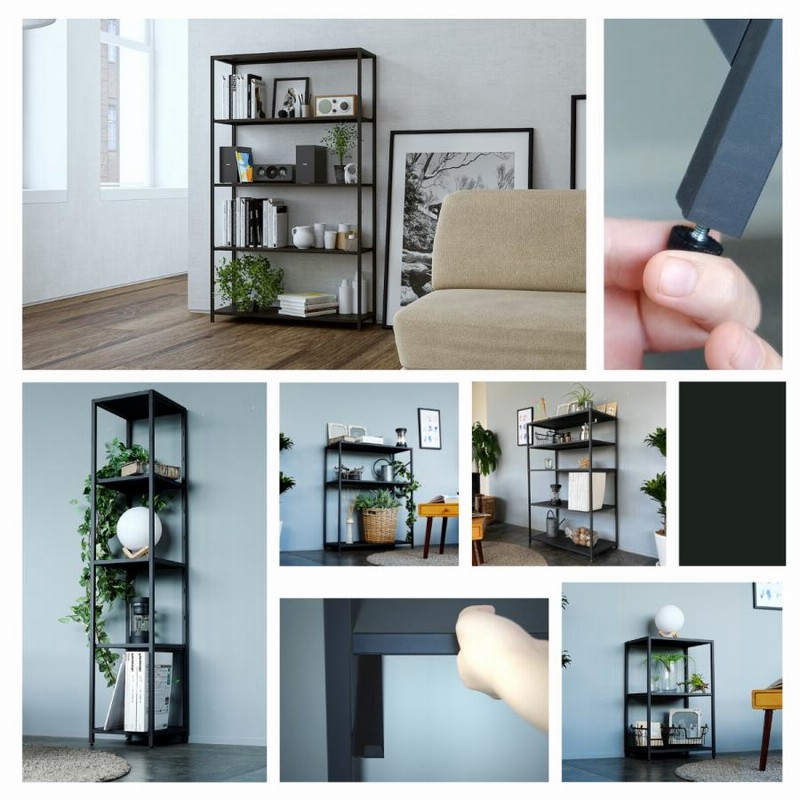 アイアンシェルフ 600幅 STEEF アイアンシェルフ 高さ72cm 幅30cm 奥行