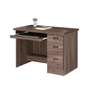 唯熙傢俱-進昇灰橡色3.5尺電腦桌