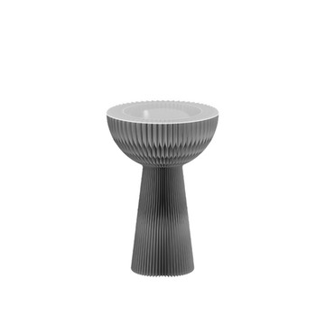 十八紙｜花束邊几 霧霾灰-中