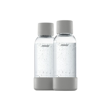 mysoda 芬蘭500ml專用水瓶-2入-灰