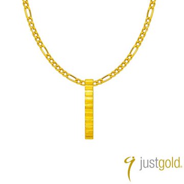 【Just Gold 鎮金店】稜合 TrioLink -縷光 黃金吊墜(不含鍊)