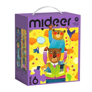 Mideer - 進階式拼圖-想像的世界(LEVEL6)