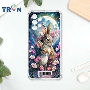 TRON 三星 A52/52s 月球上的兔子 四角防摔載具殼 軟殼 手機殼