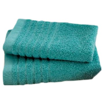 SHING LONG TEXTILE 台灣興隆毛巾 極簡美國棉毛巾 100g 精梳棉  2個  湖水藍色