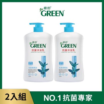 綠的GREEN 抗菌沐浴乳-百里香精油1000mlX2