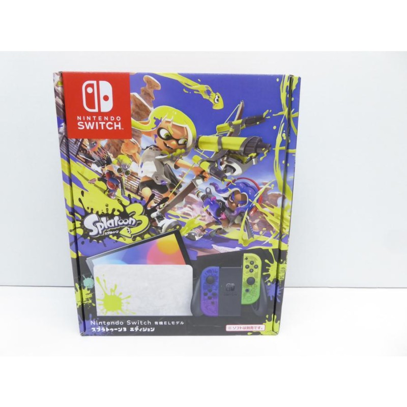 未使用品 Nintendo Switch 有機ELモデル スプラトゥーン３