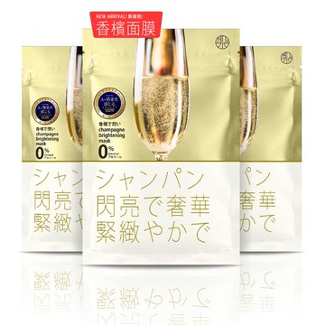 肌水堂 香檳回彈修復面膜 (5片/袋;共3袋)效期：2026/4/10