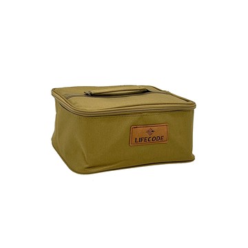 LIFECODE 韓式卡式爐/瓦斯罐收納包-多色可選沙色