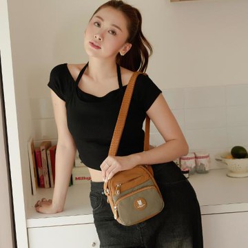 【Kinloch Anderson】Mousse 機能斜側包-夕陽橘