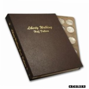 アンティークコイン コイン 金貨 銀貨 Complete Walking Liberty Half Dollar Set in Dansco Album