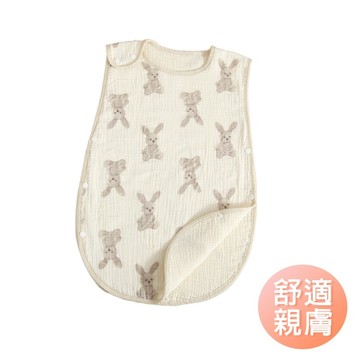 防踢被 韓風皺布 四層紗布睡袋 日式嬰兒防踢被 防踢睡袍 大碼80碼 小碼60碼-雪倫小舖