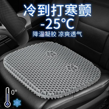 【臺灣出貨】🔥果凍蜂窩凝膠坐墊硅膠冰墊椅子墊辦公室久坐座墊夏季加厚汽車涼墊