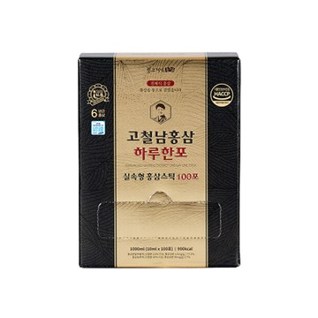 高鐵男 韓國高麗紅蔘黃金飲(100包*1盒)(10ml/包)