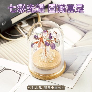 【GOODTIME】  七彩水晶水晶樹mini 開運招財  水晶擺飾 淨化能量 交換禮物 辦公室小物 免費刻字情人節禮物