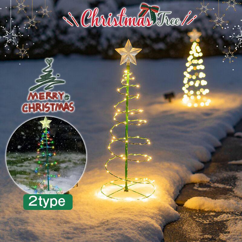 クリスマスツリー 装飾ライト 飾り 星 飾り充電式 オーナメン 卓上 飾りモール クリスマス装飾 DIY 組み立て簡単 フェアリーライト 50cm  LINEショッピング