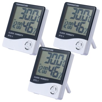 g106 濕度溫度計  3個  白色
