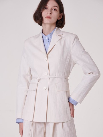 Silhouette Jacket_Cream