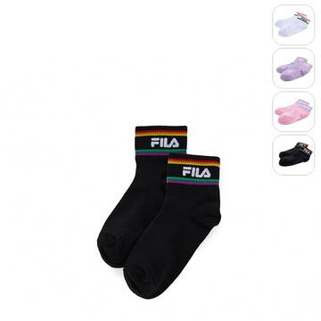 【FILA】基本款棉質短襪-黑色 SCZ-1002-BK