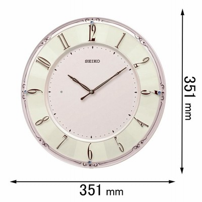 セイコータイムクリエーション 電波掛け時計SEIKO 電波掛け時計 KX-504-P 返品種別A
