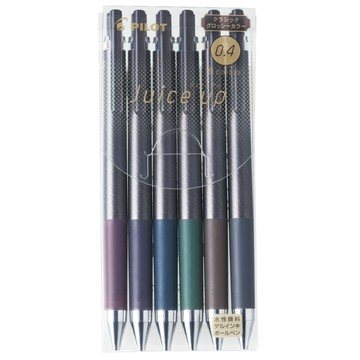 PILOT 0.4Juice up超級果汁筆復古經典色 6色組