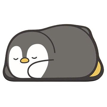 葉子小舖 卡通印花珪藻泥地墊  睡眠企鵝  60 x 40cm  1個