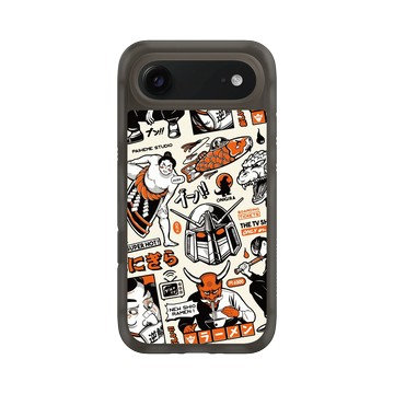 iPhone Air AirX 本質黑 - Paiheme Studio - Black Orange Mix