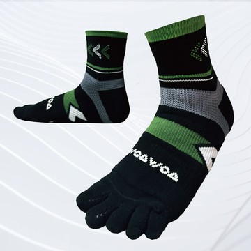 【中筒加厚款】能量激發五趾襪-中筒 |單雙 M/L/XL