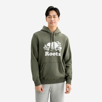 Roots 男裝-ORIGINAL KANGA 連帽上衣 (橄欖綠)