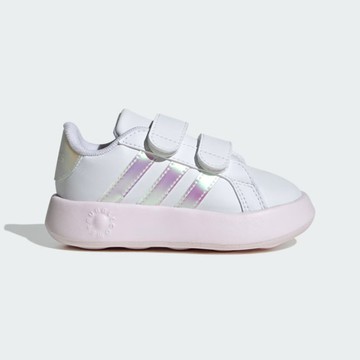 Adidas 愛迪達 Grand Court 2.0 CF I [JQ5657] 小童 休閒鞋 可愛 魔鬼氈 粉紅 白