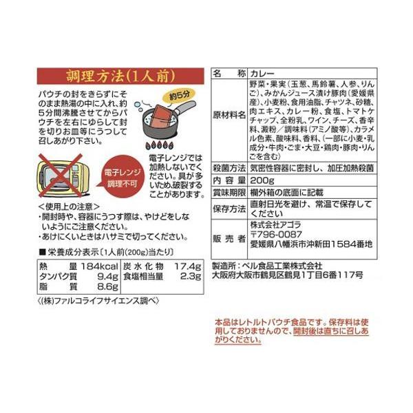 ご当地カレー 愛媛 八幡浜日野出豚カレー 10食セット